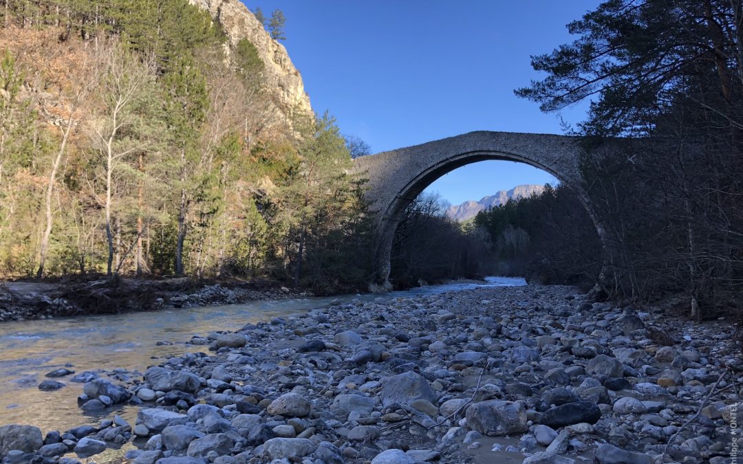 Pont de la Reine Jeanne, Entrepierres - Décembre 2019