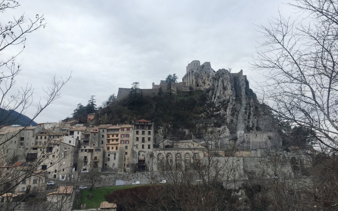 Sisteron et sa citadelle - Décembre 2015