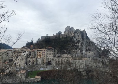 Sisteron et sa citadelle - Décembre 2015